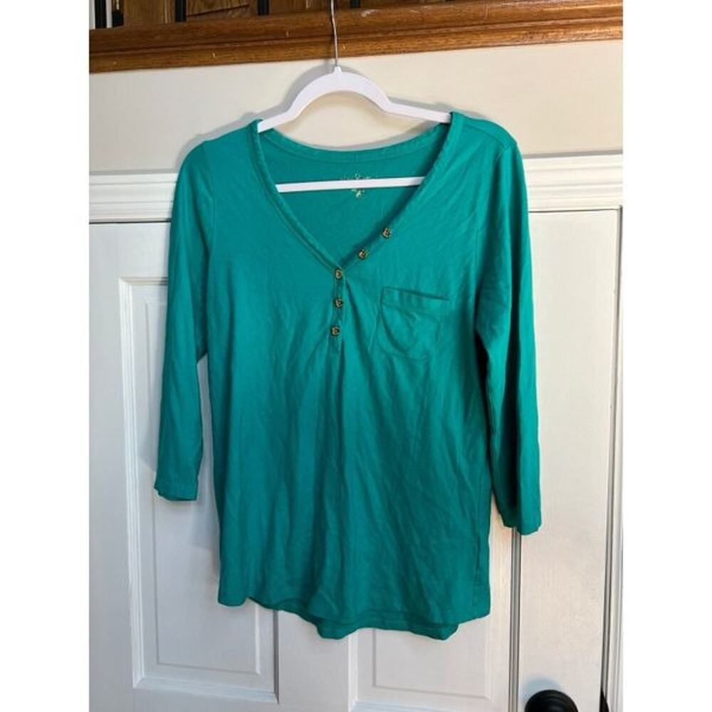 Lilly pultizer green woman’s shirt size medium